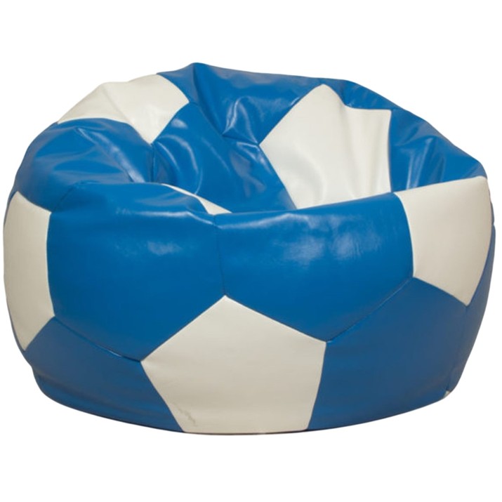 Fotoliu puf Because BALL BlueWhite