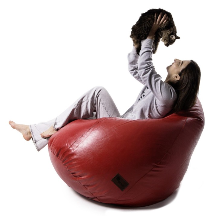 Fotoliu puf Because Original Bean Bag Red