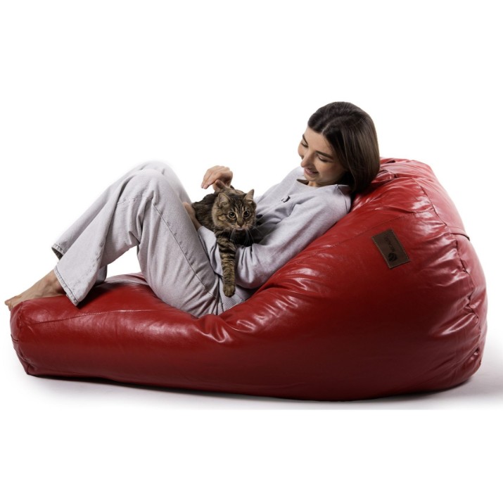 Fotoliu puf Because Original Bean Bag Red