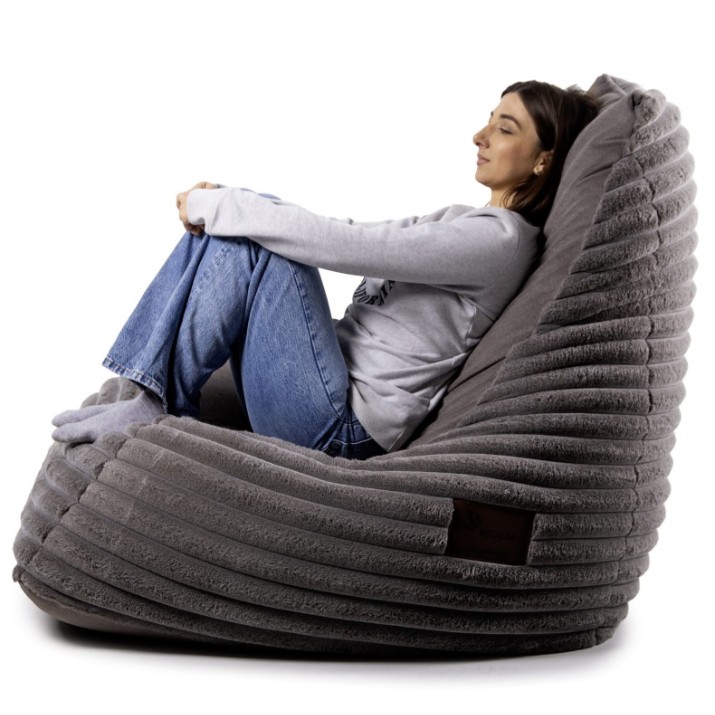 Fotoliu puf Because Soft Bean Bag Dark Pouf