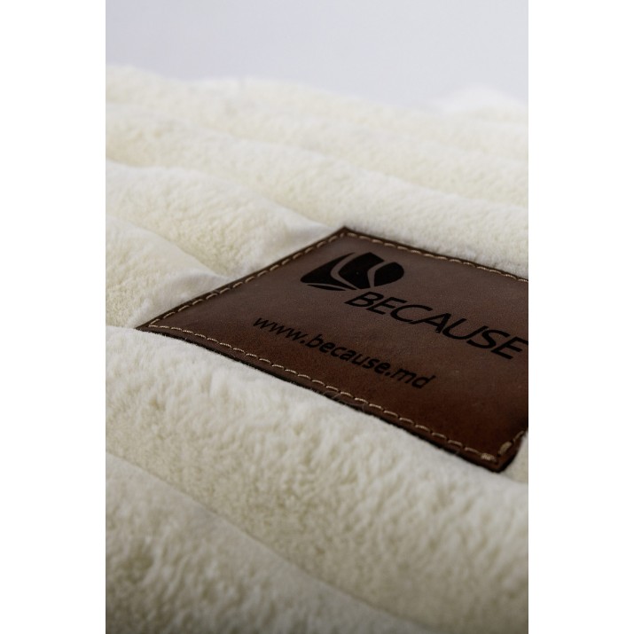 Кресло-мешок Because Soft Bean Bag White Pouf