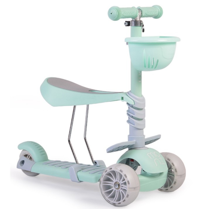 Trotinetă Moni Bubblegum Green