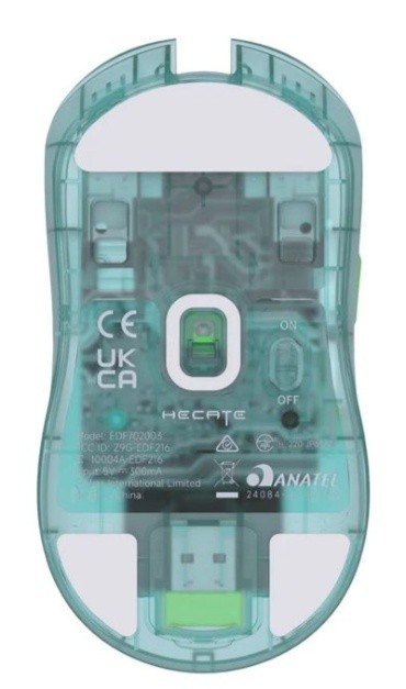 Компьютерная мышь Edifier Hecate G3M Pro Transparent Green