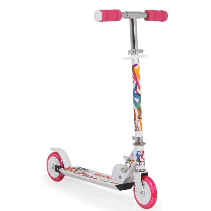 Trotinetă Moni Magic Mania Pink D001