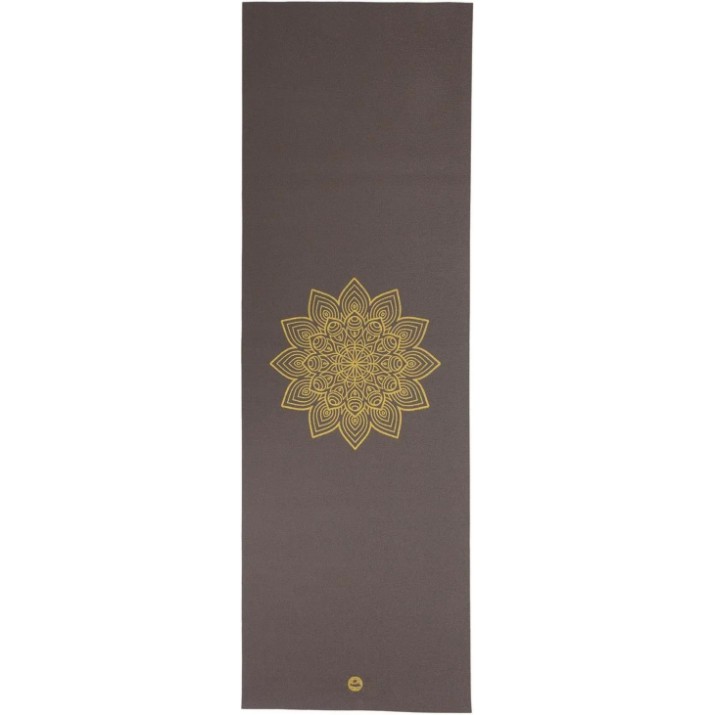 Covoraș fitness Bodhi Yoga Rishikesh Premium Golden Mandala Grey