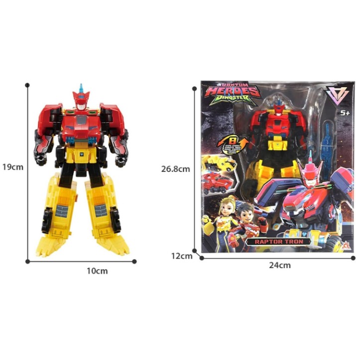Figura Eroului ChiToys Transformer Dinoster Raptor Tron (EU580811)