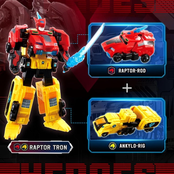 Figura Eroului ChiToys Transformer Dinoster Raptor Tron (EU580811)