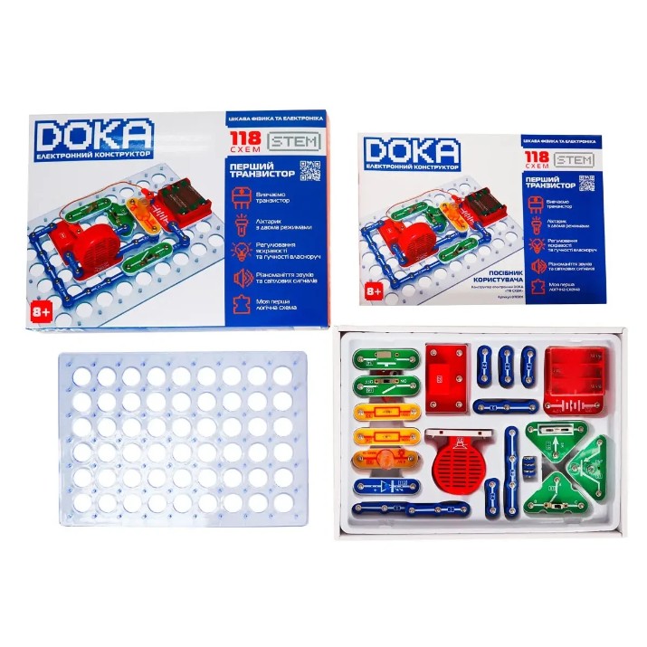 Конструктор Doka Первый Транзистор 118 (D70701)