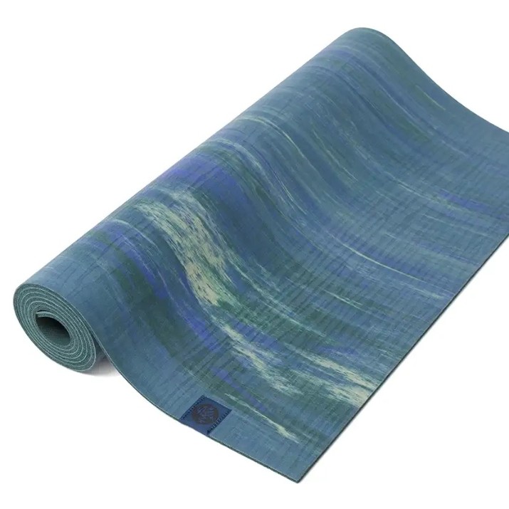 Covoraș fitness Manduka Eko Blue Toad Marbled