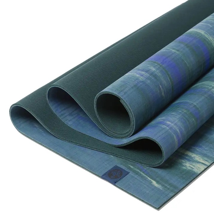 Covoraș fitness Manduka Eko Blue Toad Marbled