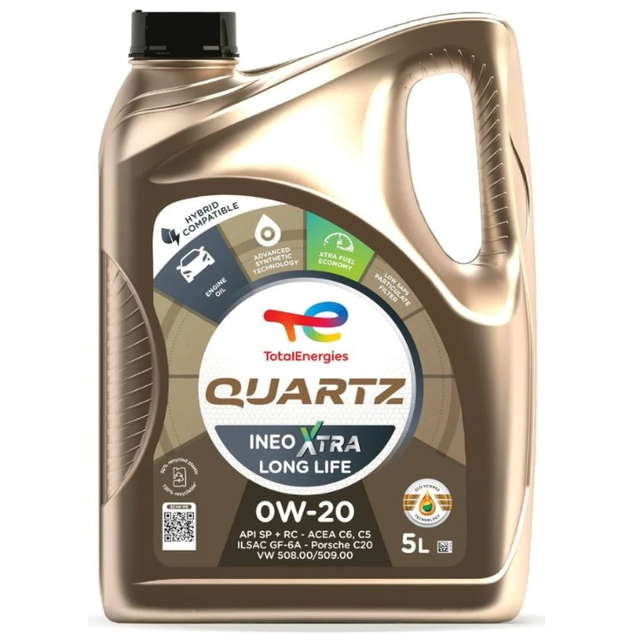 Ulei de motor Total Quartz Ieno Xtra First 0W-20 5L