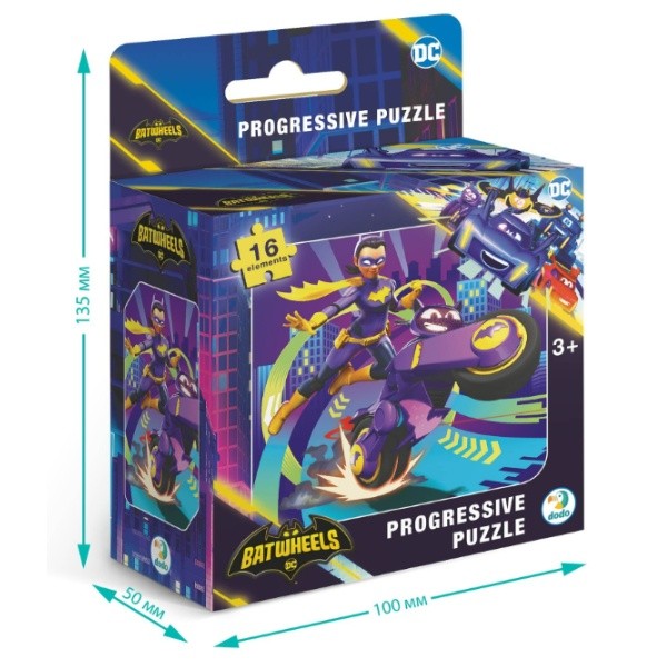 Пазл Dodo 16 Batwheels Progressive (200552)