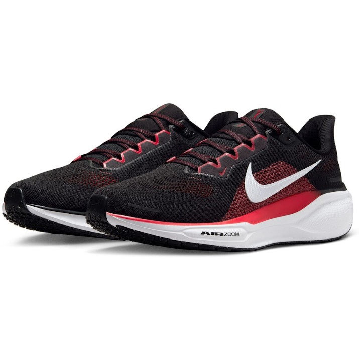 Adidași pentru bărbați Nike Air Zoom Pegasus 41 Black/Fire Red/White, s.44.5