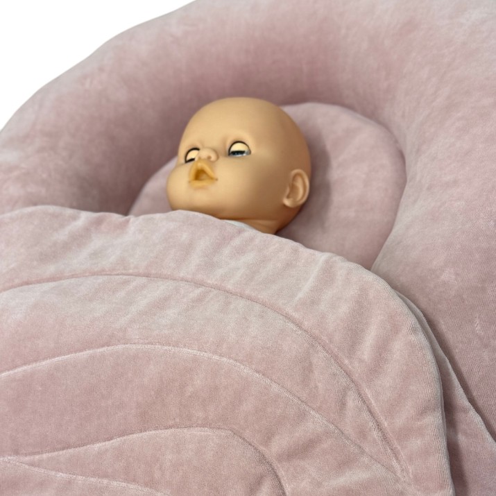 Cuib pentru bebeluș Holala Kids Powder Pink M