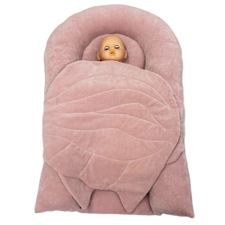Cuib pentru bebeluș Holala Kids Powder Pink M
