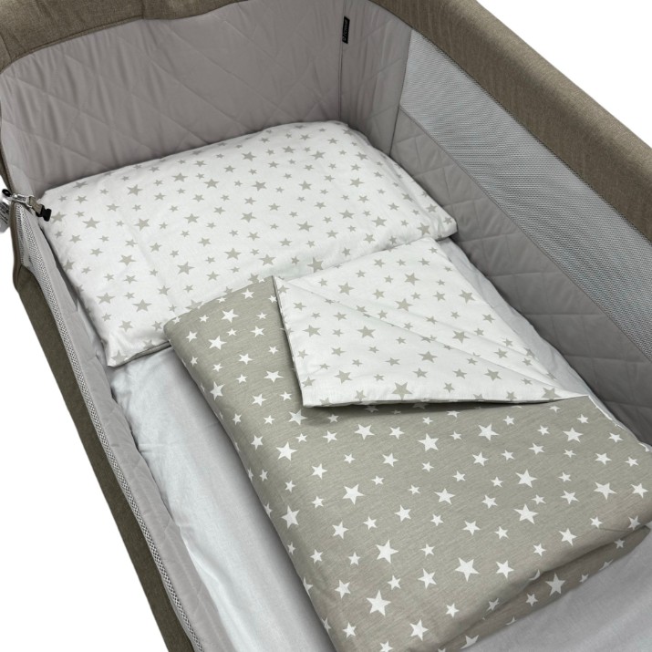 Детское постельное белье Holala Kids Beige Stars 5pcs