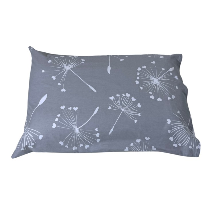 Детское постельное белье Holala Kids 120x60cm Dandelions White/Grey 3pcs