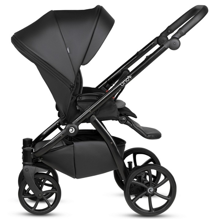 Carucior Tutis Uno 5+ Leather 2in1 Jet Black (1402699)
