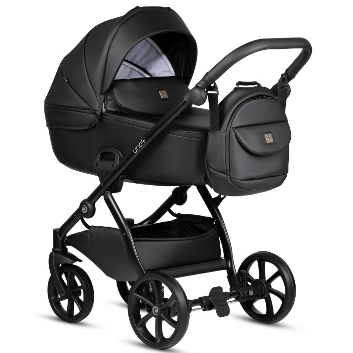 Carucior Tutis Uno 5+ Leather 2in1 Jet Black (1402699)