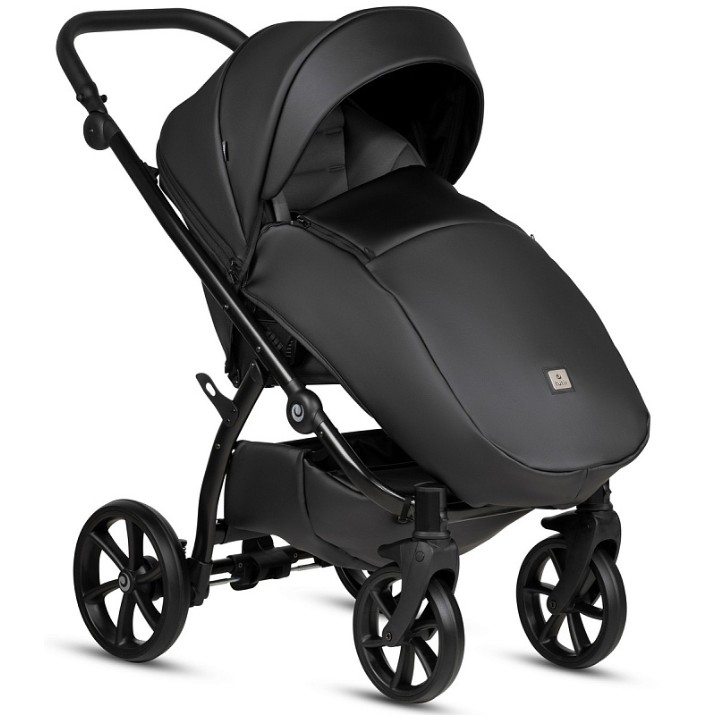 Carucior Tutis Uno 5+ Leather 2in1 Jet Black (1402699)