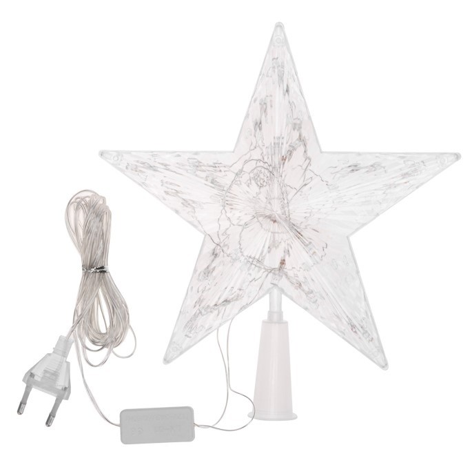 Vârf pentru brad Christmas 17x21cm (54206)