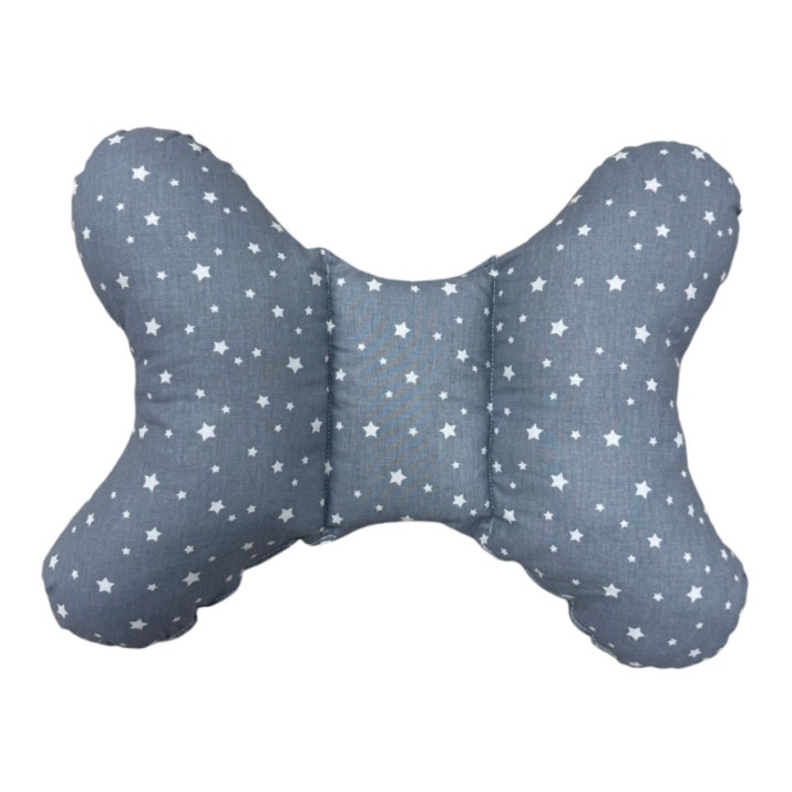 Pernă pentru bebeluși Holala Kids Fluturas Little Grey Stars