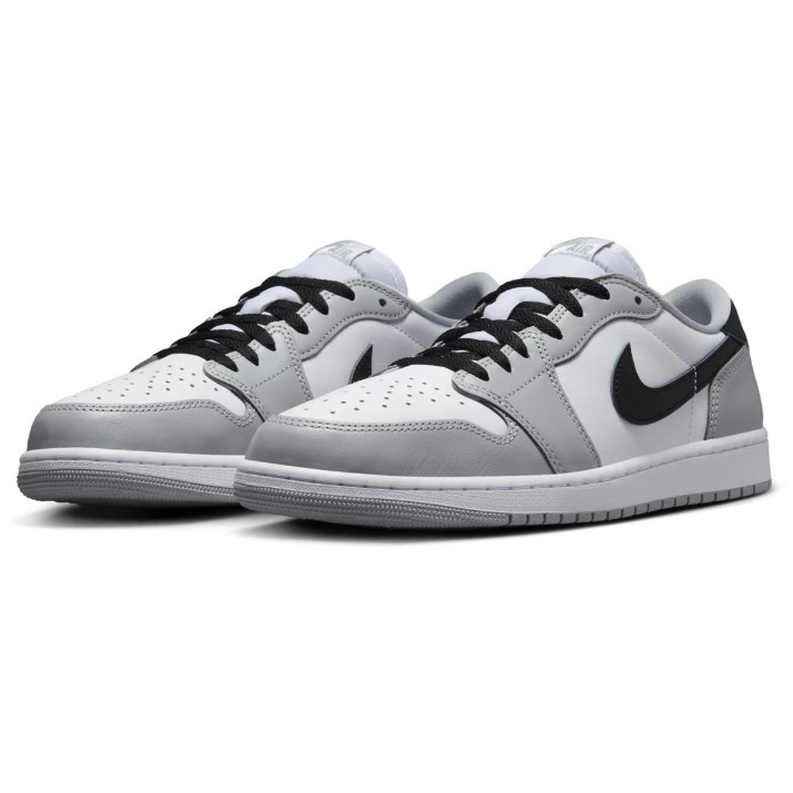Ghete pentru bărbați Nike Air Jordan 1 Low Og White/Wolf Grey/Black, s.42.5