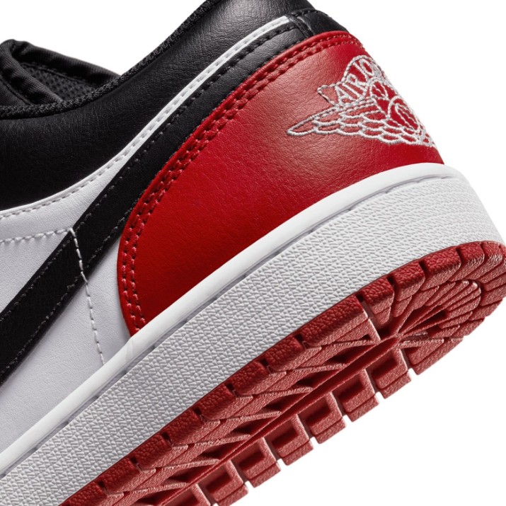 Кеды мужские Nike Air Jordan 1 Low White/Varsity Red/Black, s.42.5