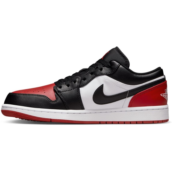 Ghete pentru bărbați Nike Air Jordan 1 Low White/Varsity Red/Black, s.45