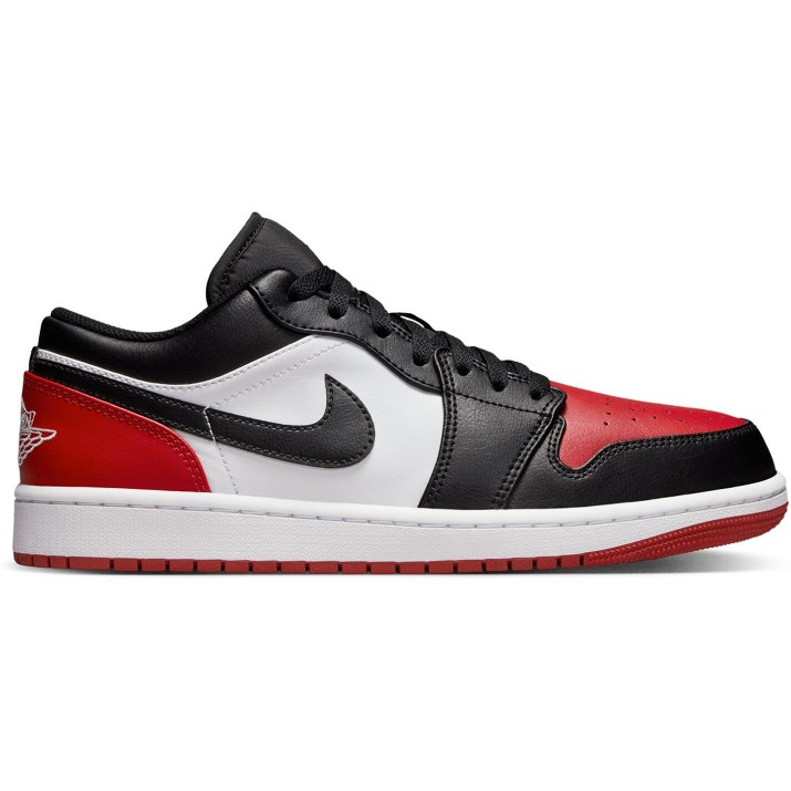 Кеды мужские Nike Air Jordan 1 Low White/Varsity Red/Black, s.45.5