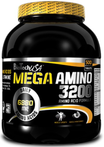Aminoacizi Biotech Mega Amino 3200 500tab