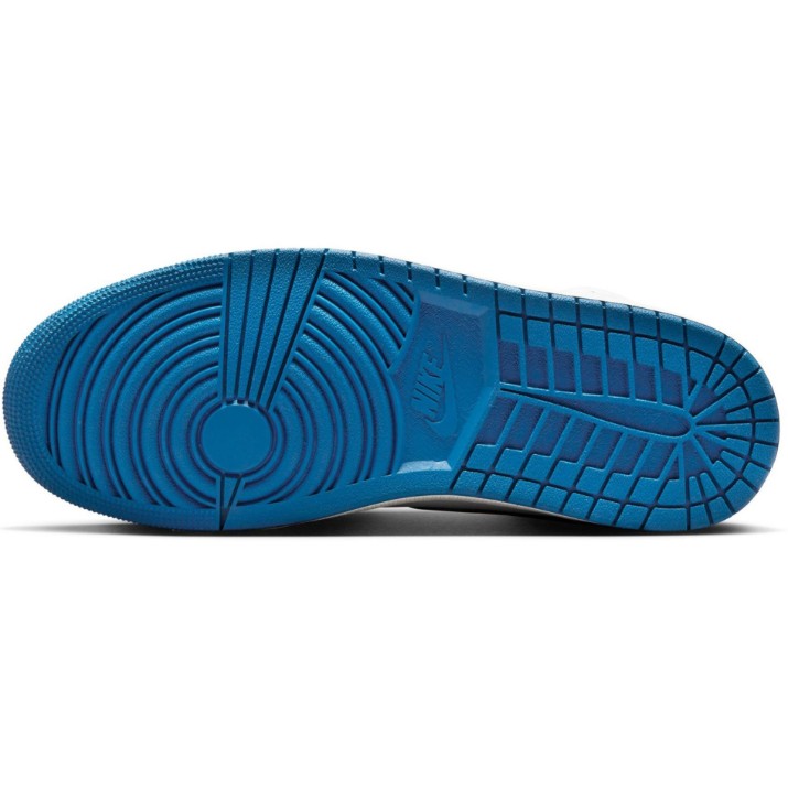 Ботинки мужские Nike Air Jordan 1 Mid Se White/Industrial Blue/Sail, s.44