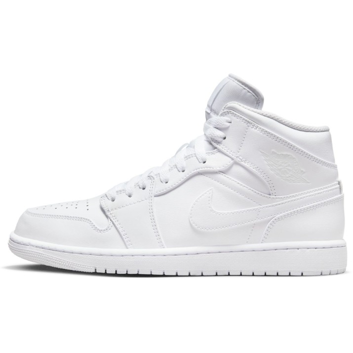 Ботинки мужские Nike Air Jordan 1 Mid Triple White, s.41