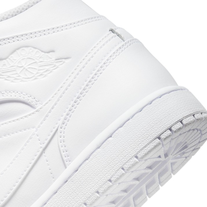 Bocanci pentru bărbați Nike Air Jordan 1 Mid Triple White, s.42