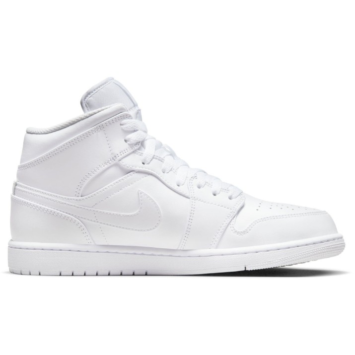 Bocanci pentru bărbați Nike Air Jordan 1 Mid Triple White, s.43