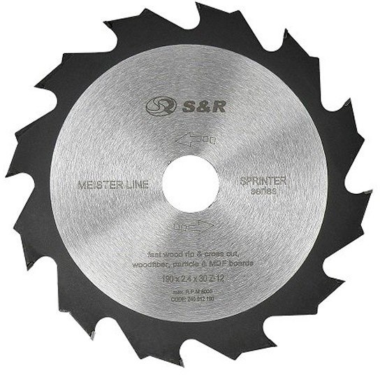 Disc de tăiere S&R 241012160
