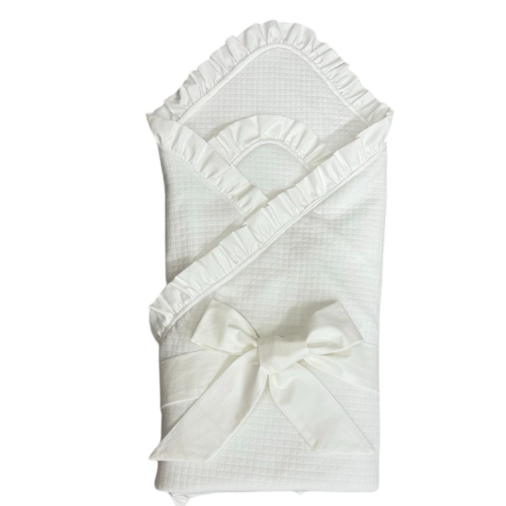 Plic pentru bebeluși Holala Kids Ivory 90x90cm