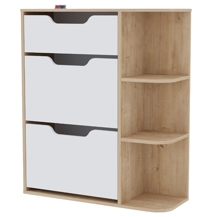 Rafturi pentru pantofi Bofigo 18-35-41 Oak/White