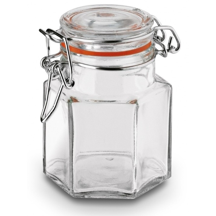 Set de borcane de depozitare Tadar Octagon 100ml 12pcs
