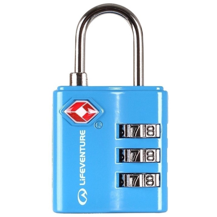 Lacată pentru valize Lifeventure TSA Combi Lock Aqua (72030)