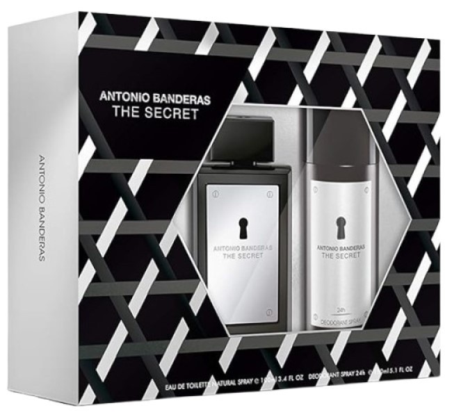 Set de parfumuri pentru el Antonio Banderas The Secret EDT 100ml + Deo Spray 150ml