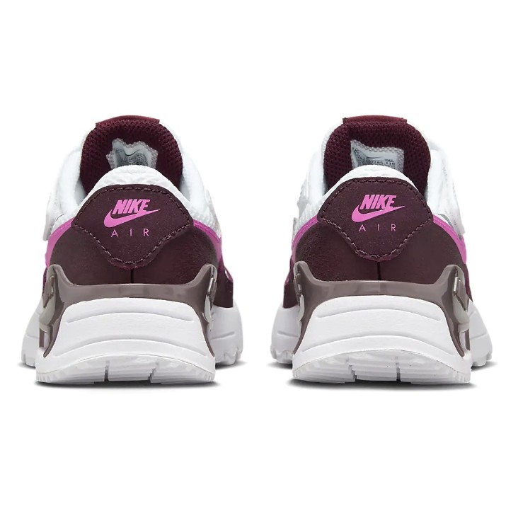 Adidași pentru copii Nike Air Max Systm (Ps) White/Burgundy Crush/Violet Ore/Playful Pink, s.33.5