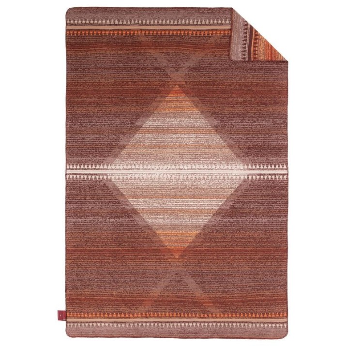 Плед IBENA Jacquard Baumwolldecke Gizeh 140x200cm Brown/Beige