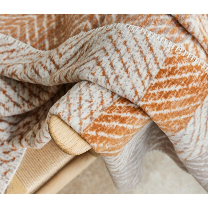 Плед IBENA Jacquard Bafia 150x200cm Beige