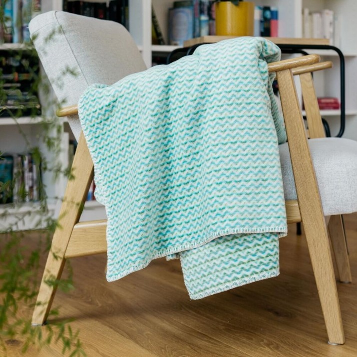 Pătura IBENA Jacquard Decke Andschara 150х200cm Green