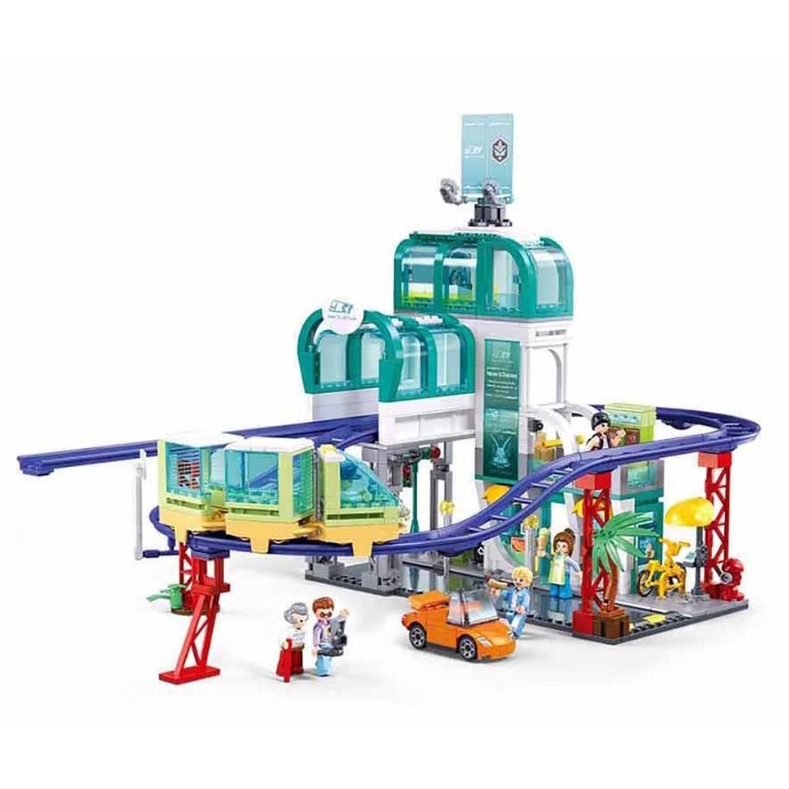 Set de construcție Sluban Metropolis Central Train Station (B1263)