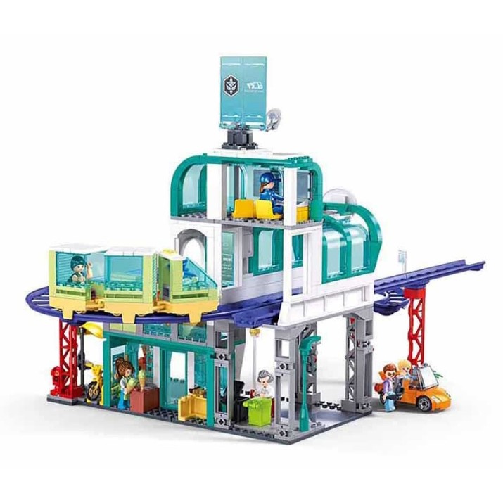 Set de construcție Sluban Metropolis Central Train Station (B1263)