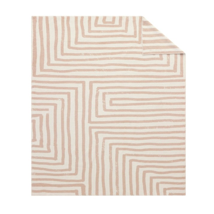 Pătura IBENA Jacquard Decke Koloa 150х200cm Beige/Ivory