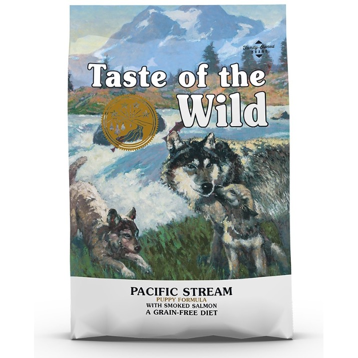 Hrană uscată pentru câini Taste Of The Wild Pacific Stream Puppy Smoked Salmon 2kg