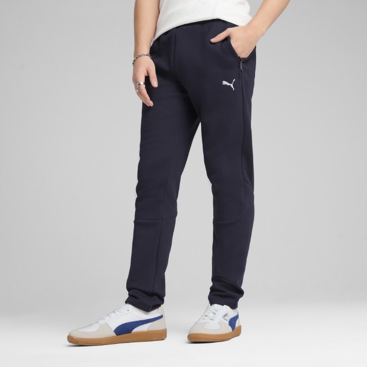 Pantaloni spotivi pentru bărbați Puma Evostripe Pants Dk Op New Navy, s.M